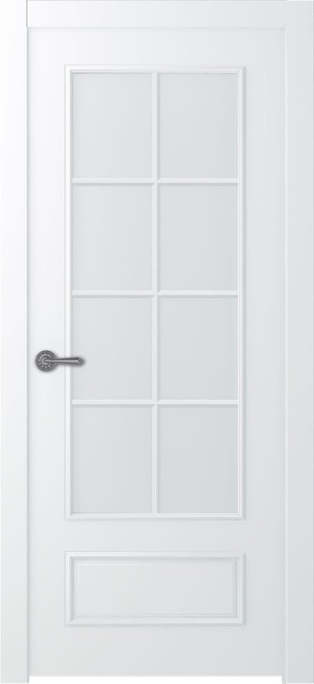 Dažytos MDF durys Lamira 5 su subtiliu dekoratyviniu raštu.
