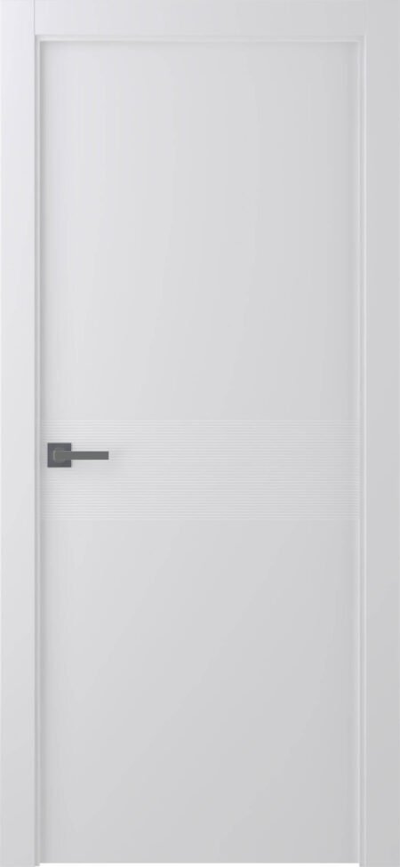 Dažytos MDF vidaus durys Event 2 su dekoratyviniu raštu.